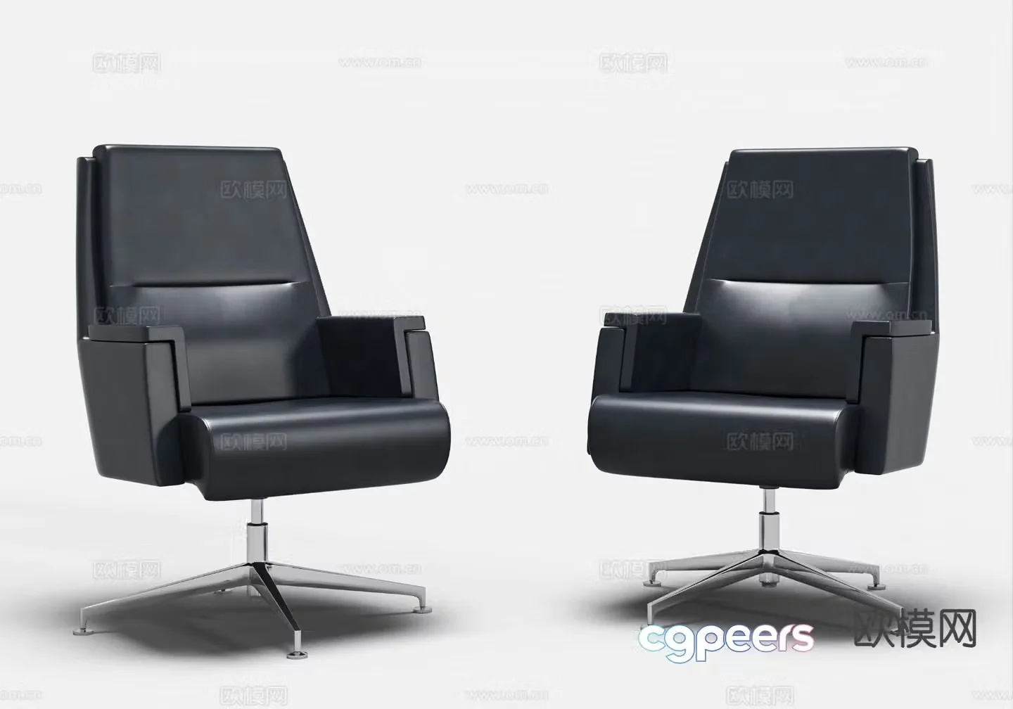 Modern office chair boss chair 3d model