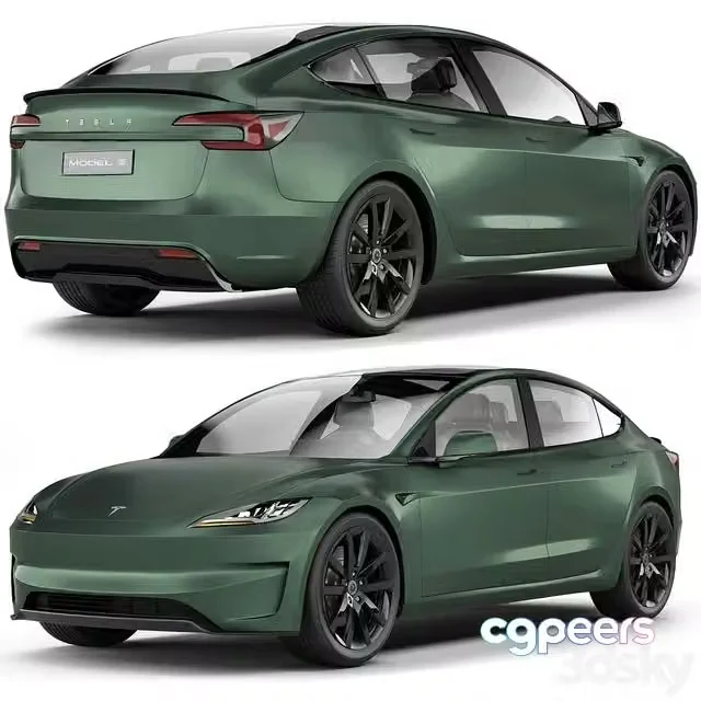 3ds Max Free – Tesla Model 3 Performance 2024