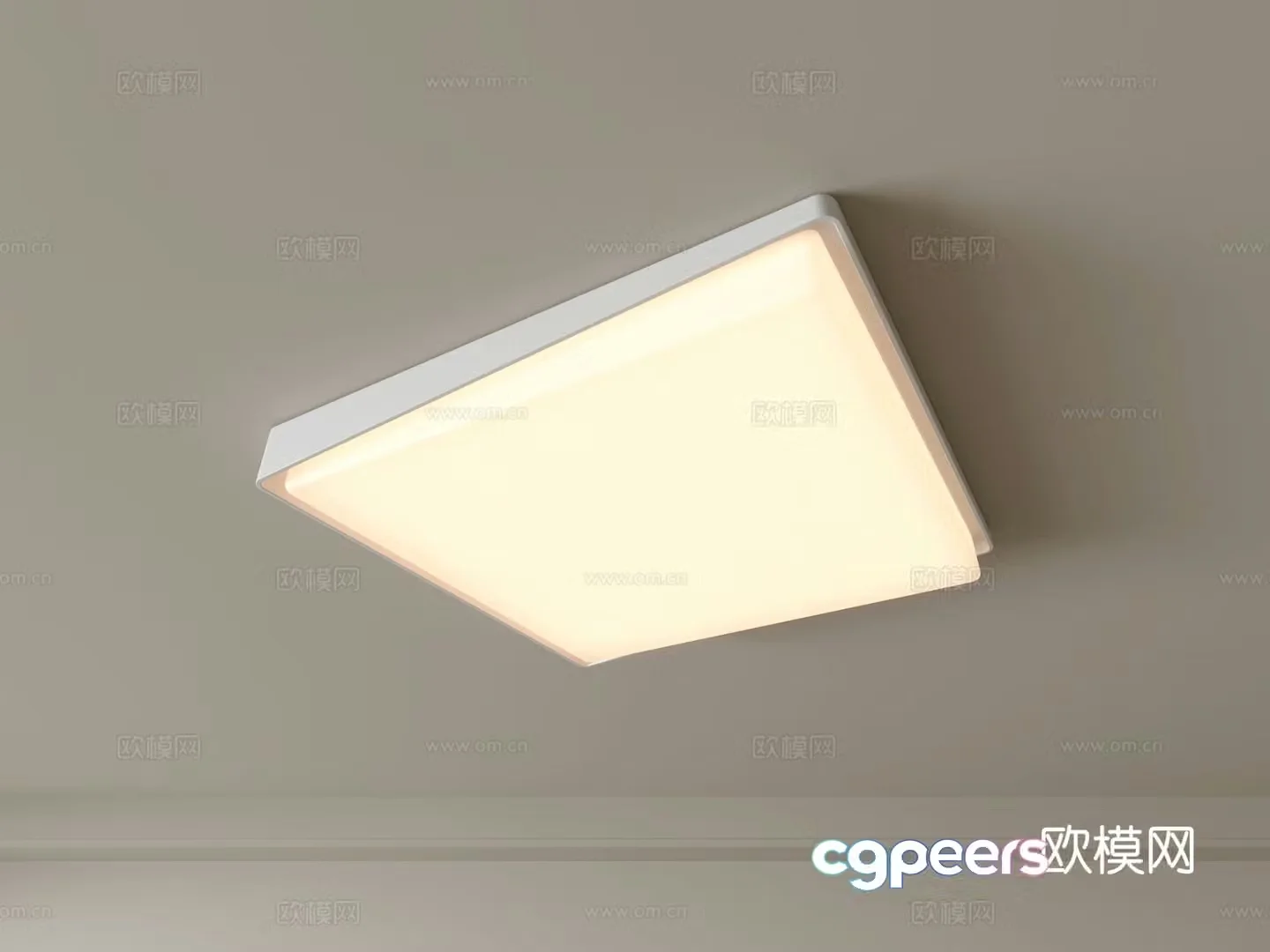 Modern ceiling lamp Geometric ceiling lamp Bedroom lamp Artistic shaped lamp Fashion living room lamp 3D model