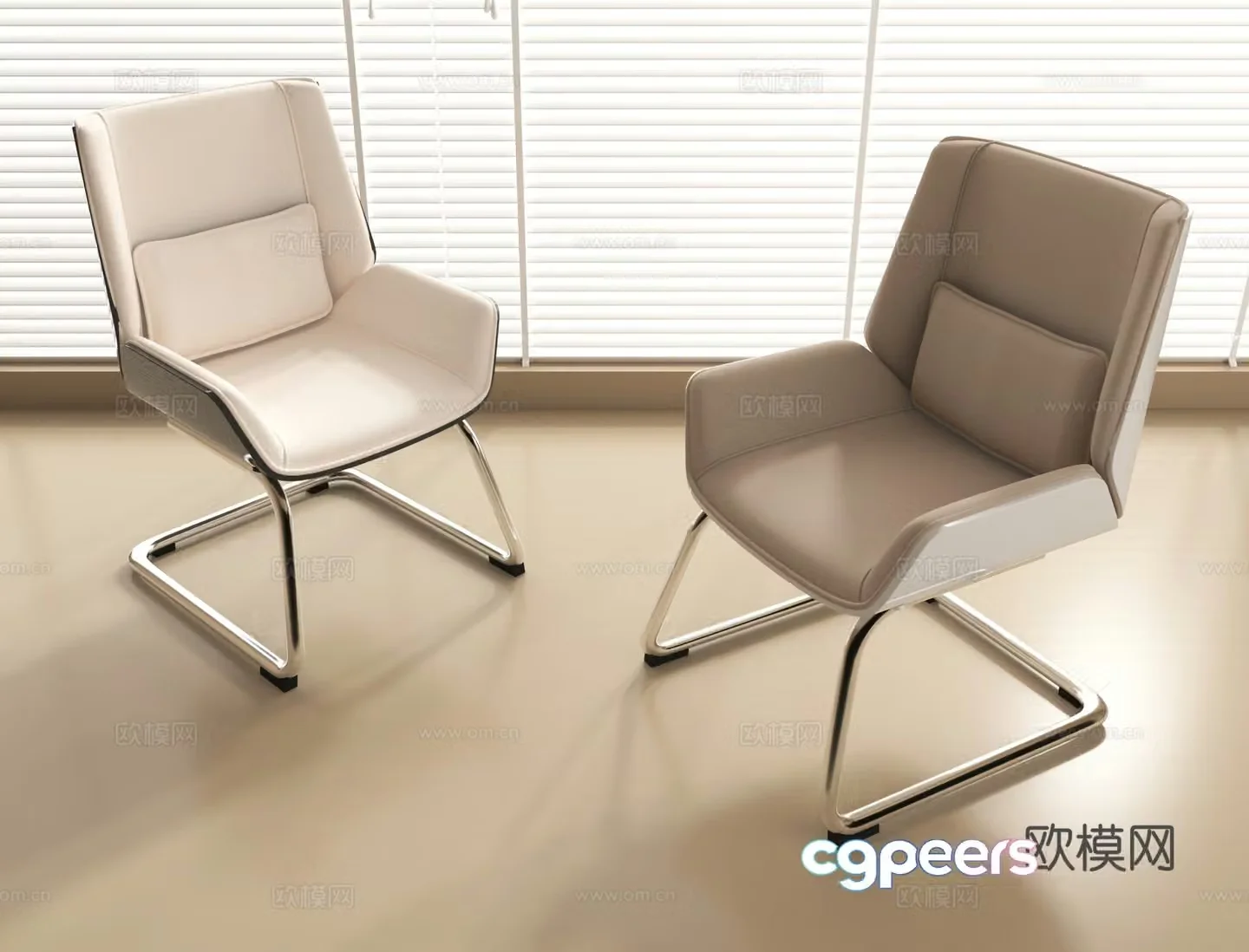 Single chair Office chair 3d model