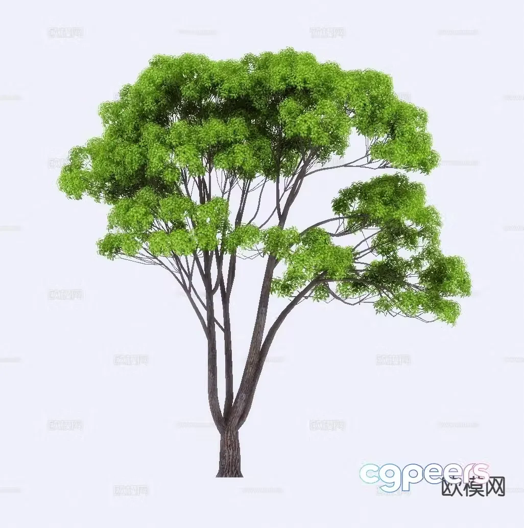 Landscape tree 3d model
