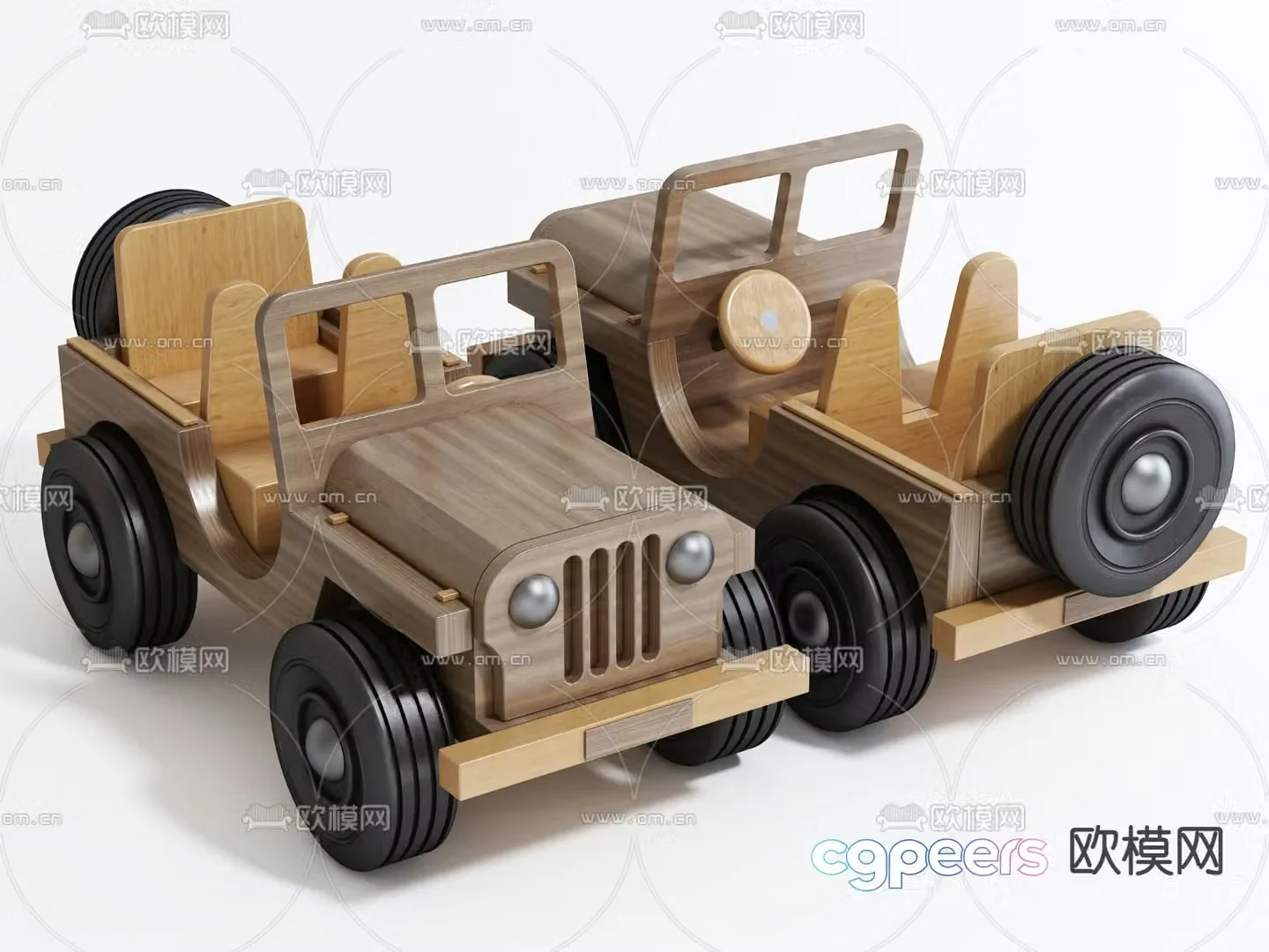 toy car jeep 3d model
