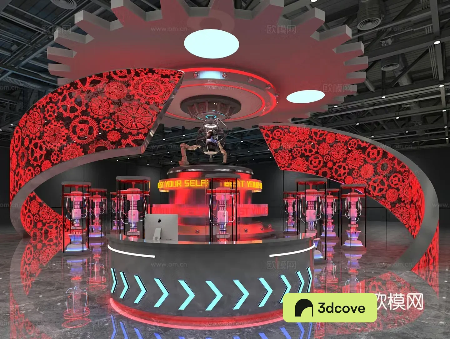 Modern tech exhibition