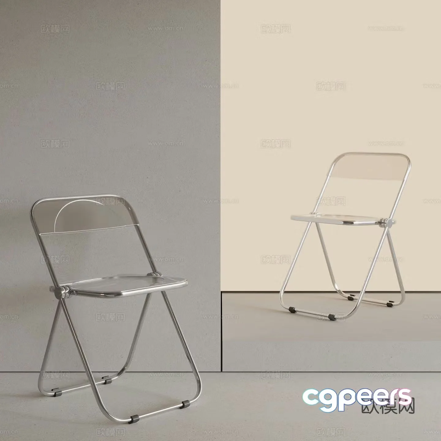 Writing chair dining chair leisure chair chair 3d model