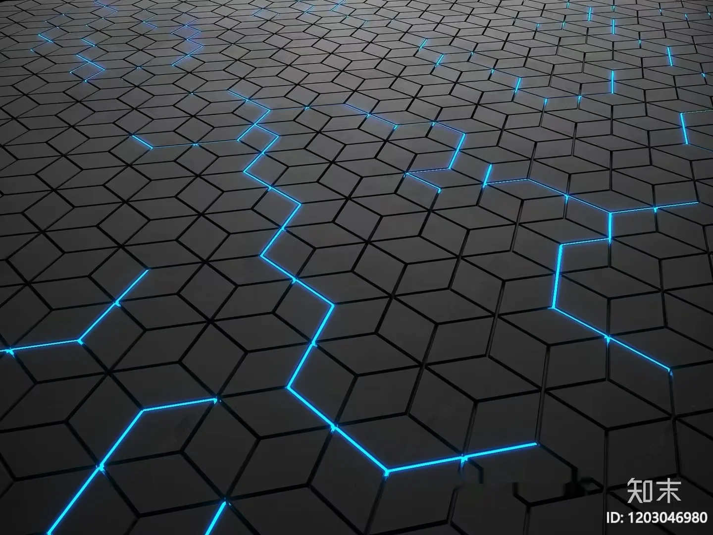 A Futuristic-Looking Floor 3D Model – 23091 – VRAY Render