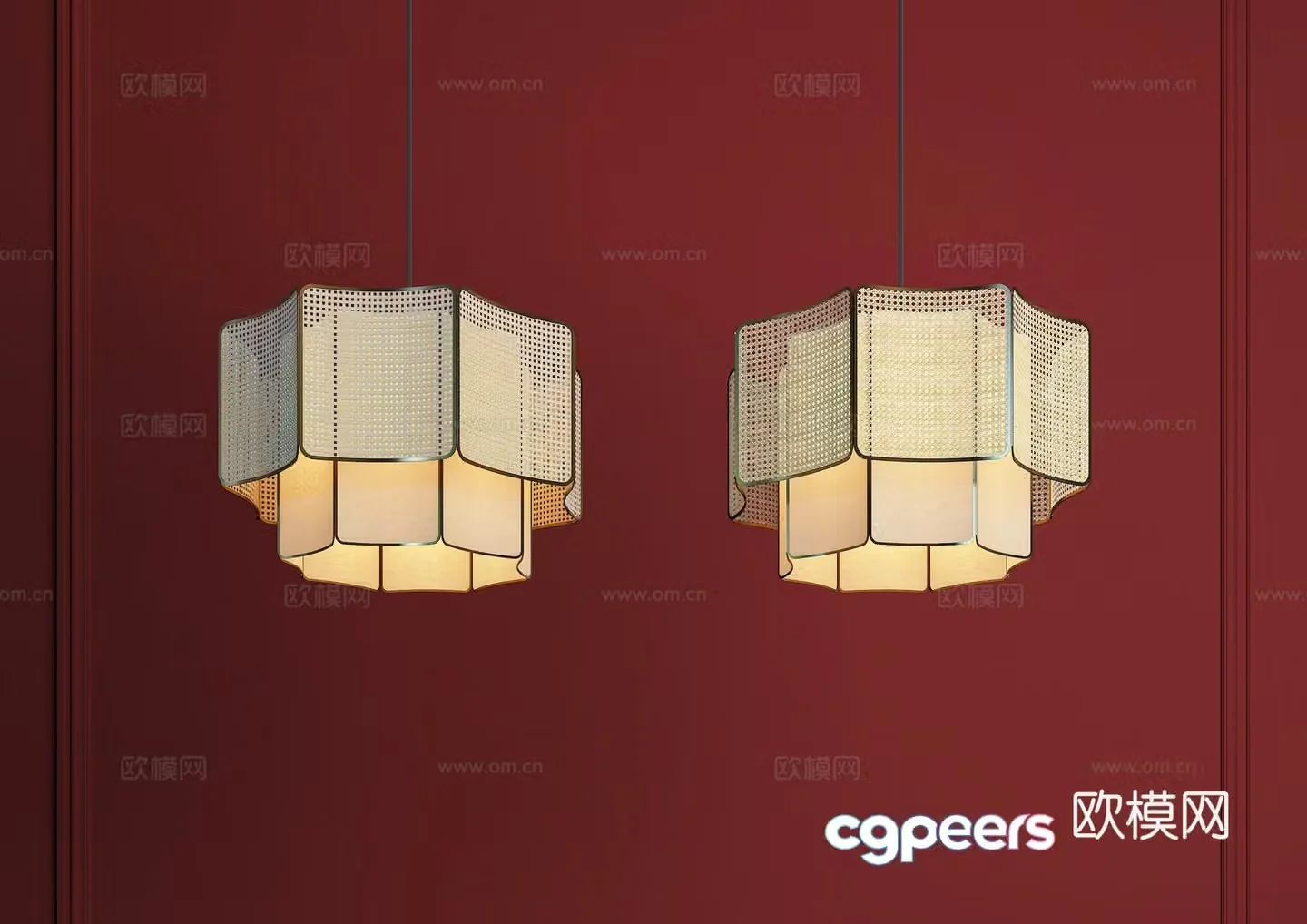 Wasabi Chandelier New Chinese Chandelier Wild Chandelier Zen Chandelier Catering Chandelier Restaurant Chandelier 3D Model