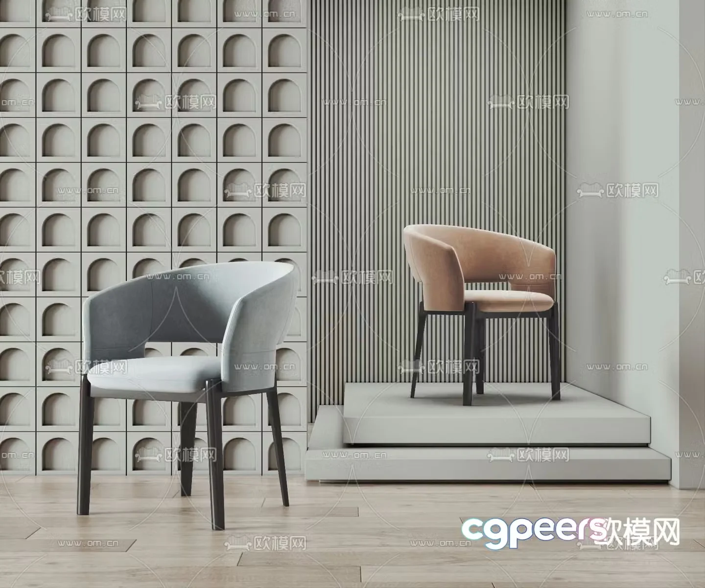 Giorgetti lounge chair 3d model