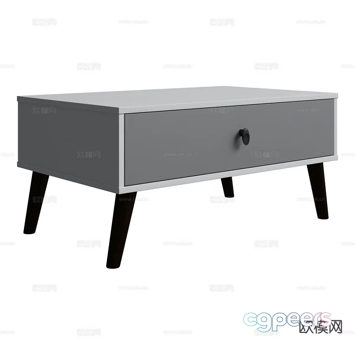 Nordic coffee table 3d model