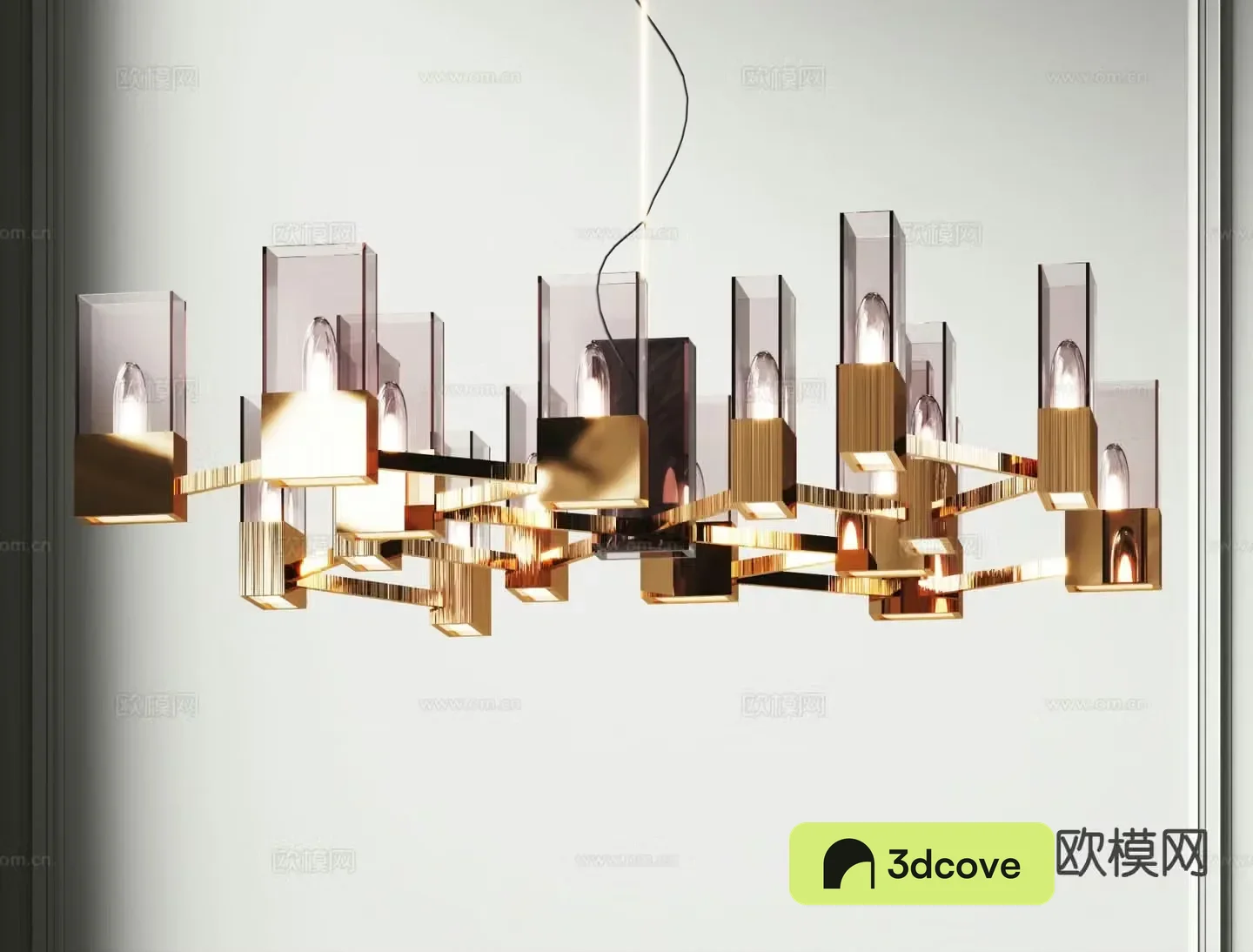 Light luxury chandelier hall chandelier
