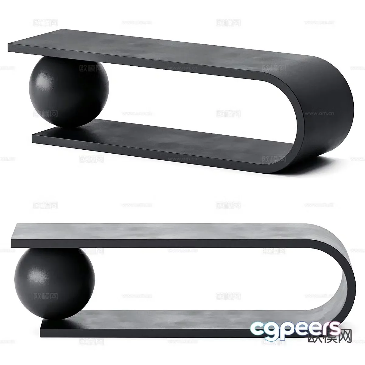 Modern dressing table dressing table 3d model