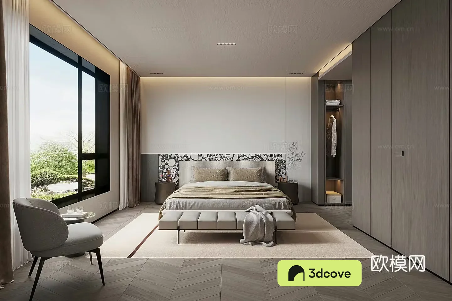 Modern bedroom