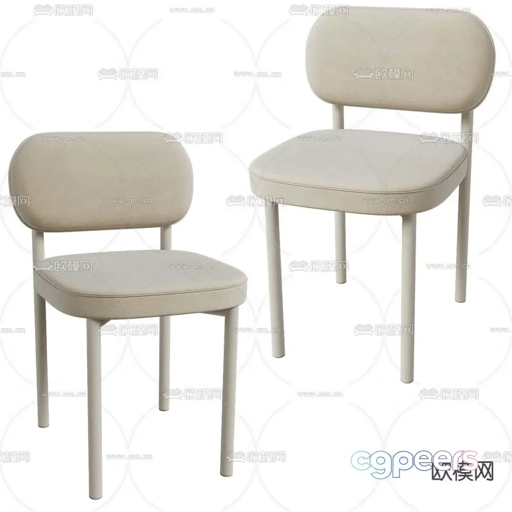 chair dining chair 3d model