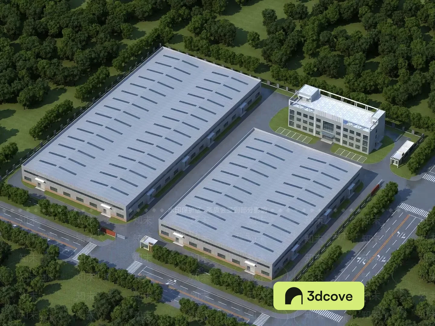 A Large Industrial Building