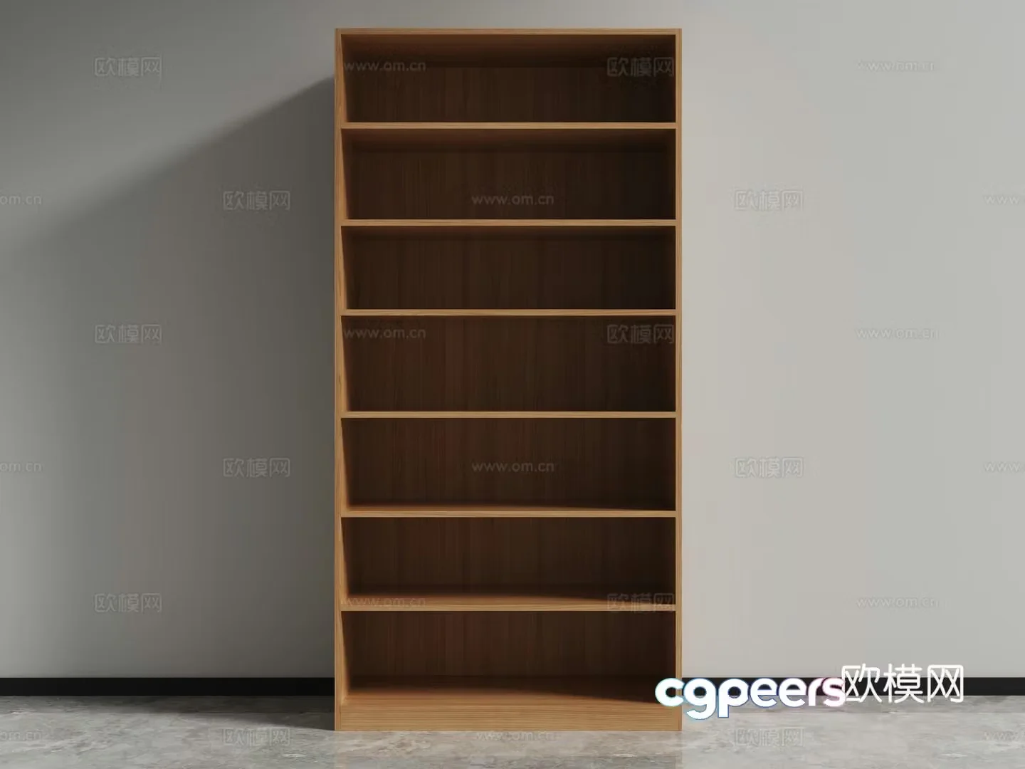 File cabinet bookshelf bookcase display cabinet 3d model