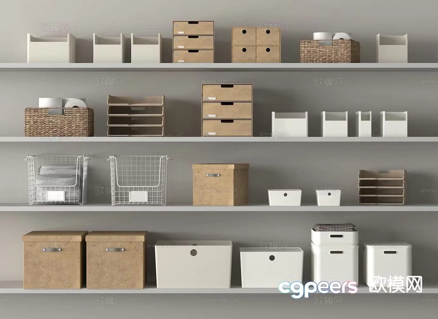 box storage box storage box information box 3d model