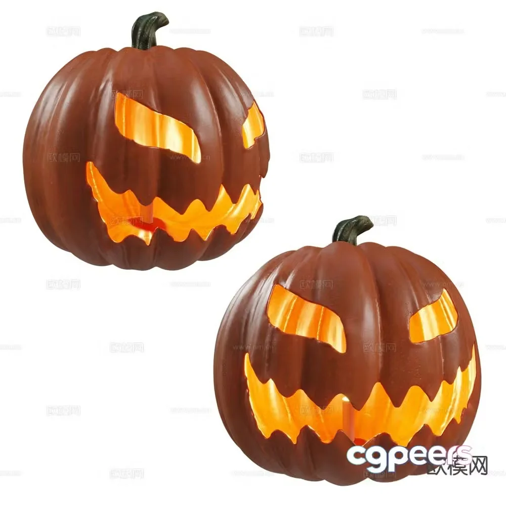 Halloween pumpkin lantern 3d model