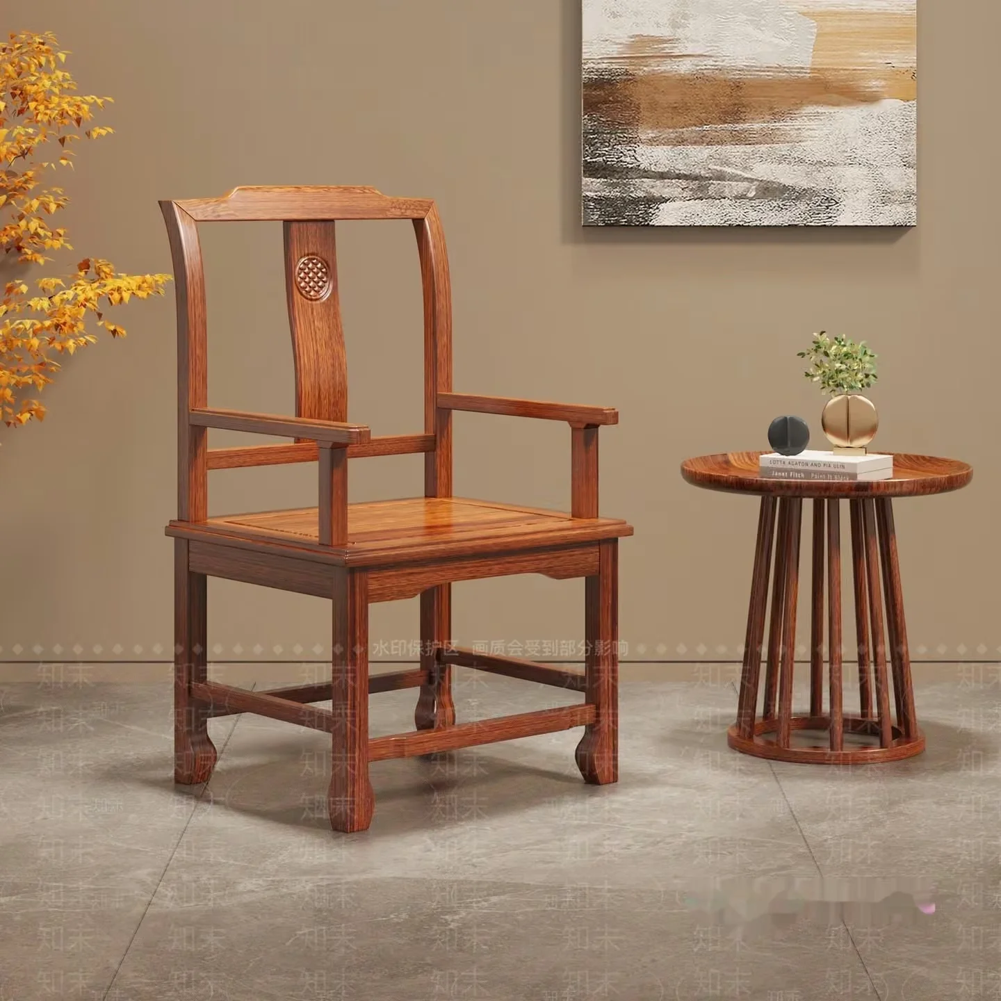 Wooden Chair 3D Model – 16702 – VRAY Render
