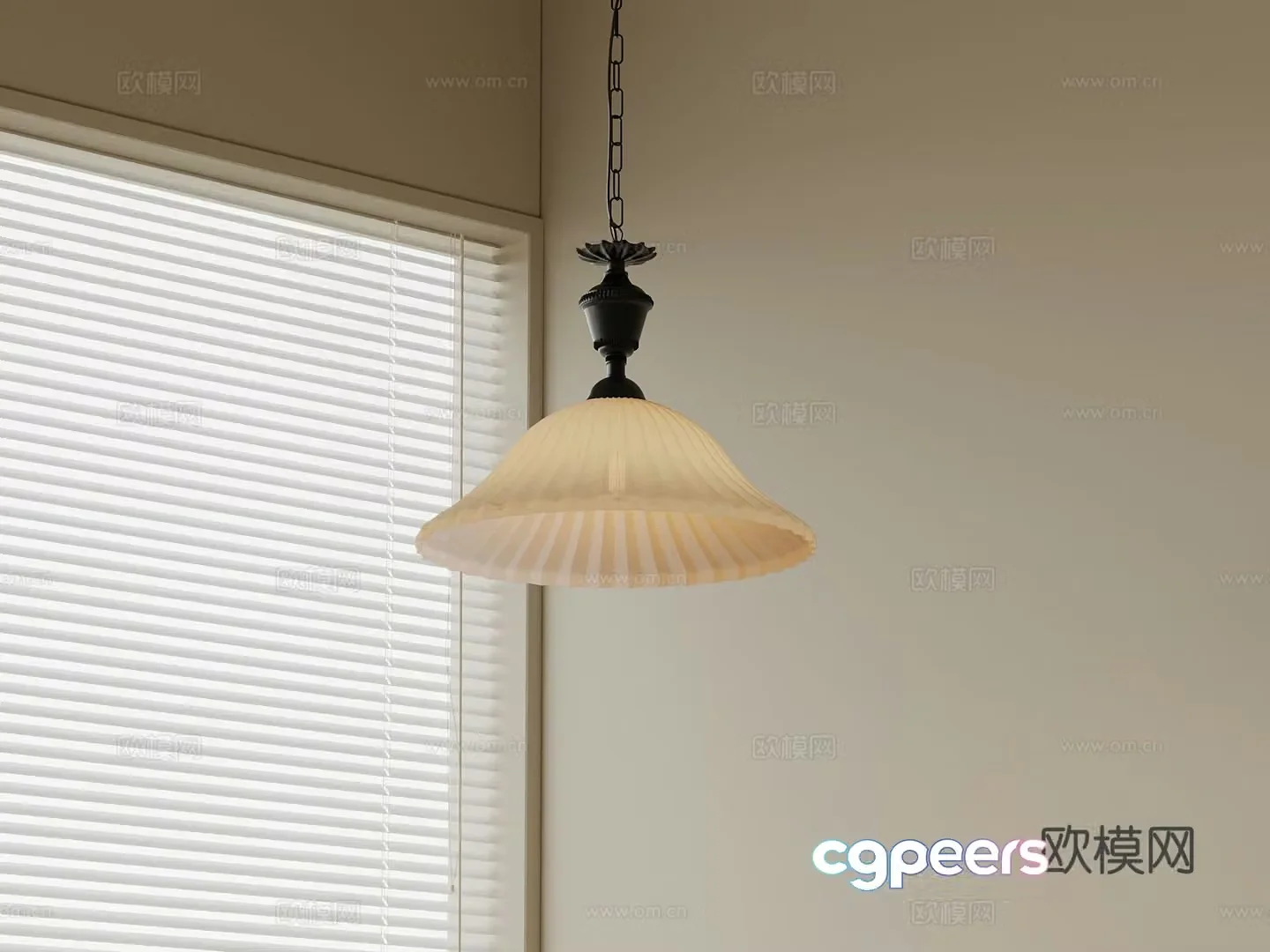 French chandelier 3d model