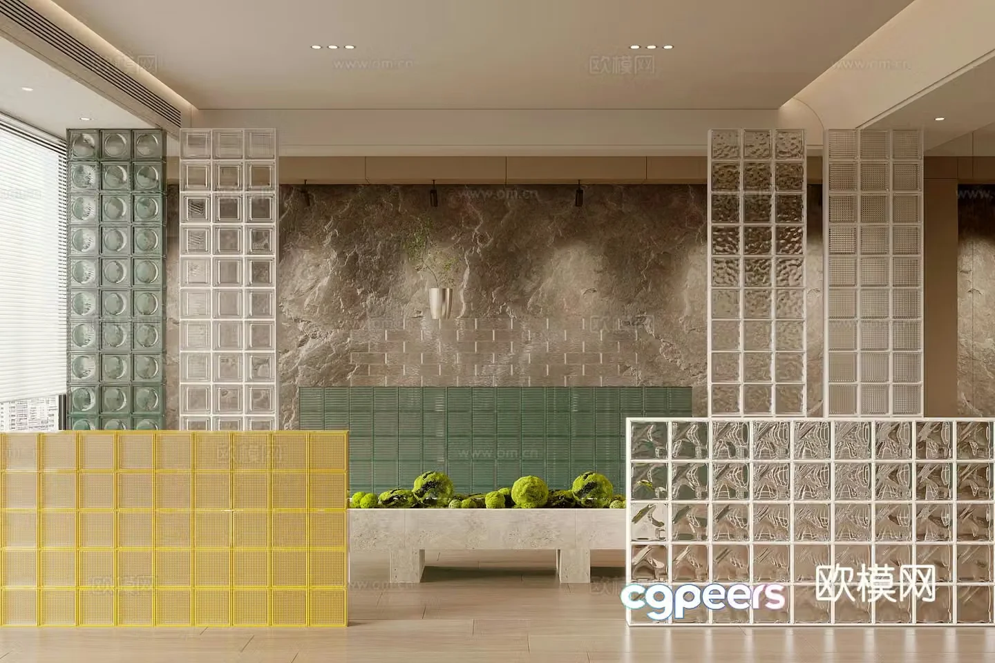 Glass brick 3d model