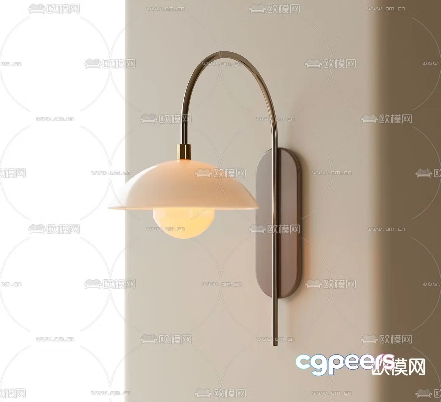 Wall lamp bedside lamp 3d model