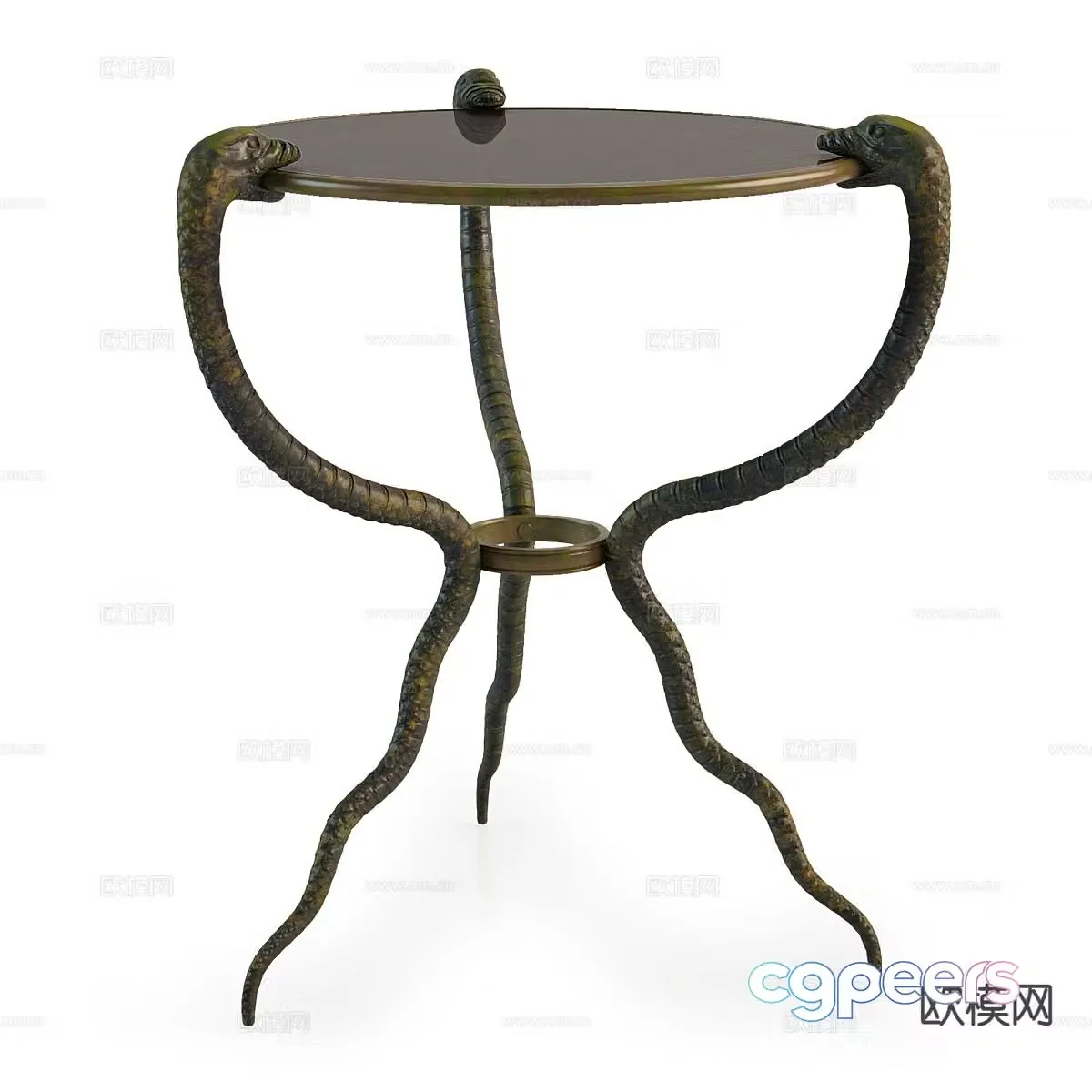 Viper round table side table corner table table table 3d model