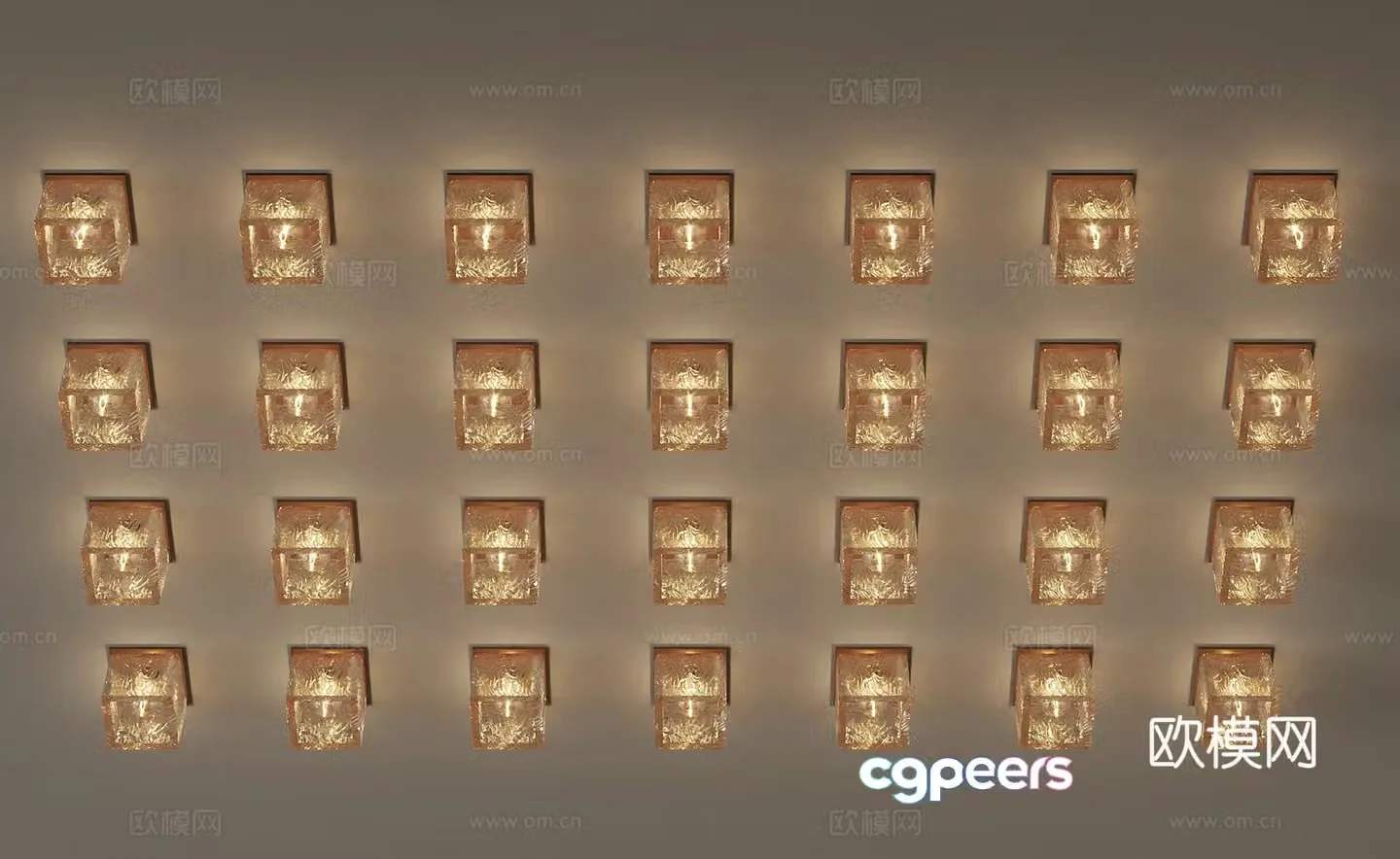 Ceiling lamp Modern cream air ceiling lamp 3d model