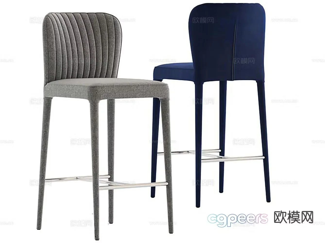 Modern bar stool bar stool bar stool 3d model