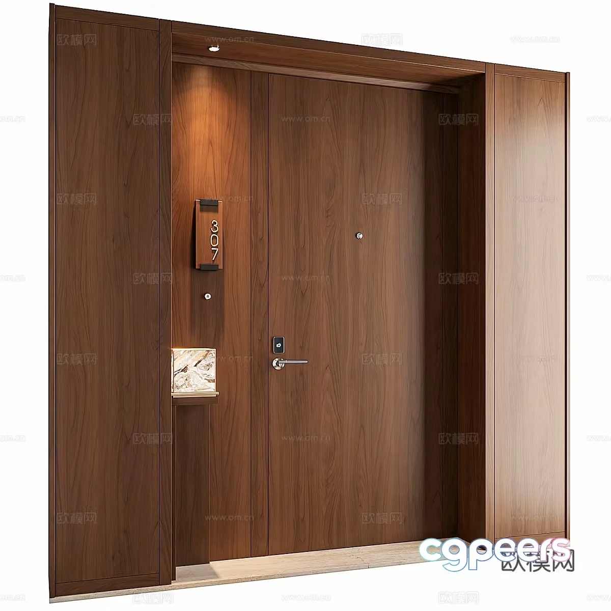 Wooden Door 3D Model – 10861 – VRAY Render