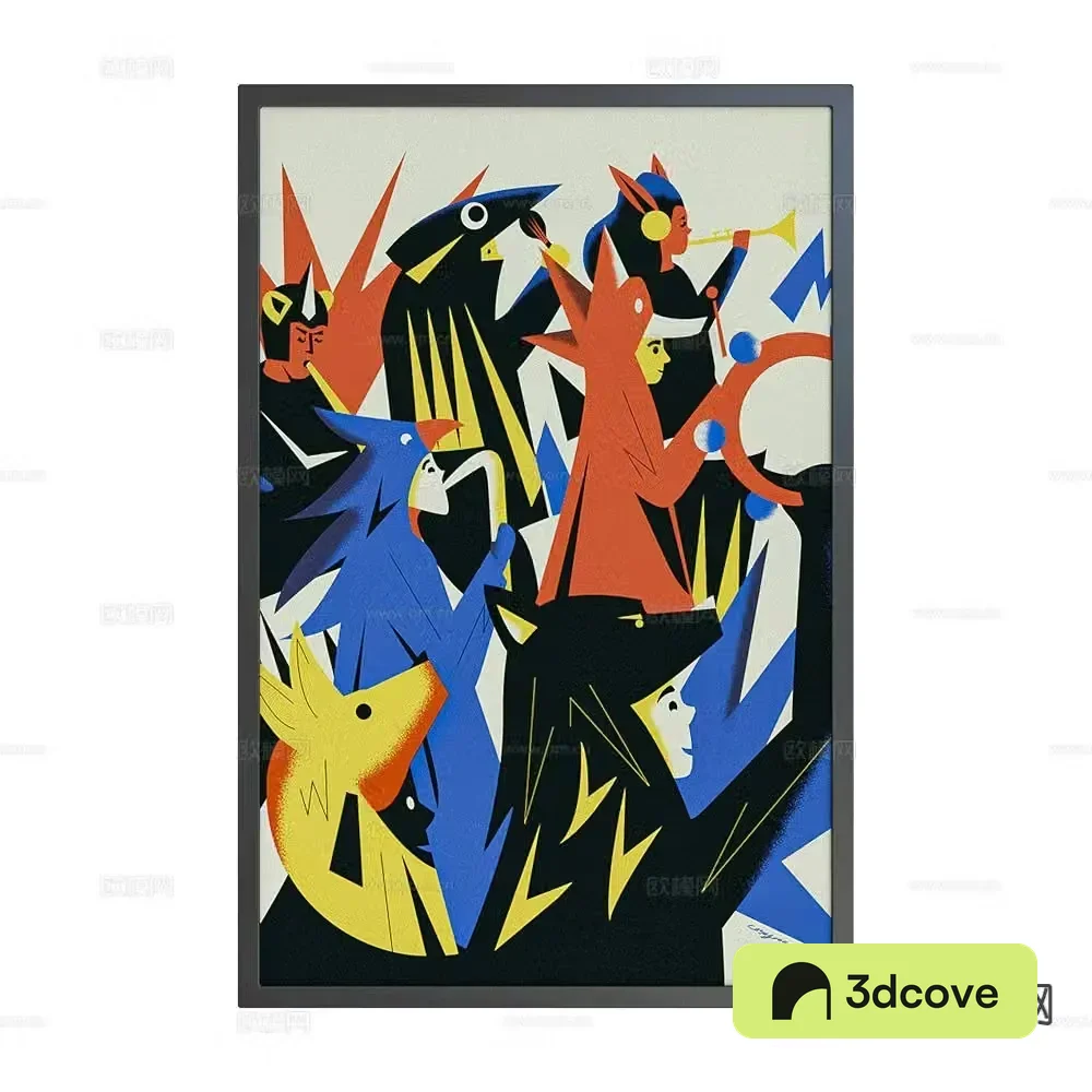 NC Design cartoon hanging painting decorative painting