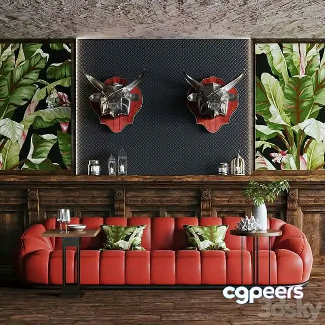 3ds Max Free – Furniture node for cafe, restaurant