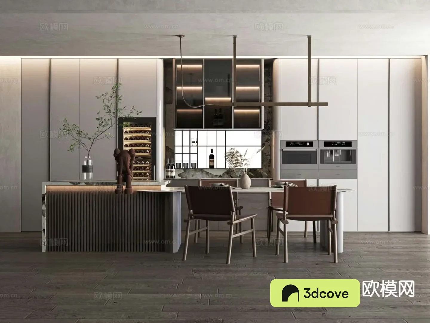 Modern Island Restaurant Western Kitchen
