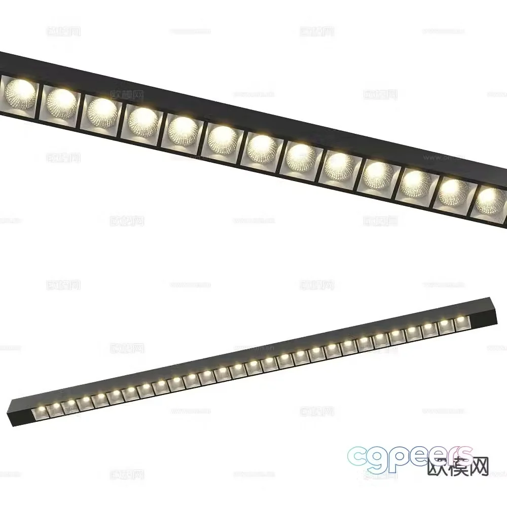 Liralighting track light grille light 3d model
