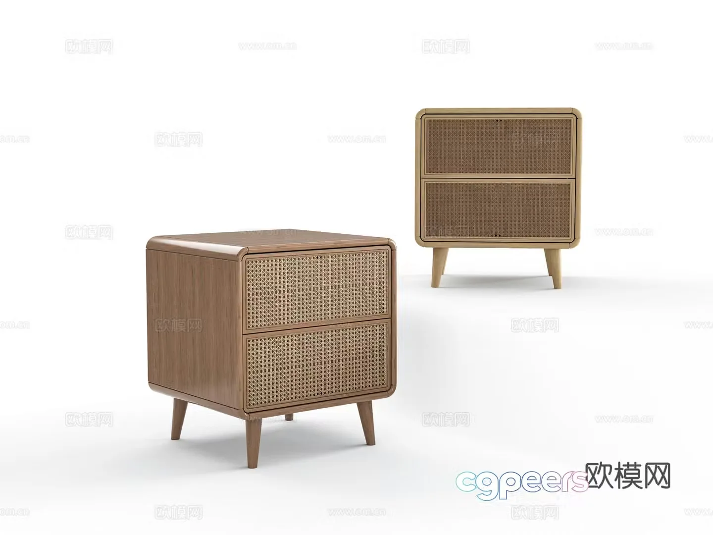 Bedside table 3d model