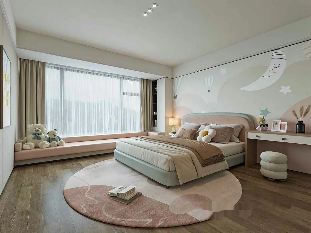 Modern Cozy Bedroom 3D Model – 19184 – VRAY Render