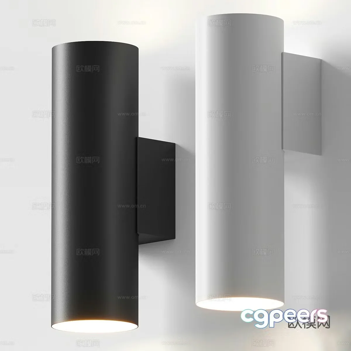 Modern wall lamp 3d model