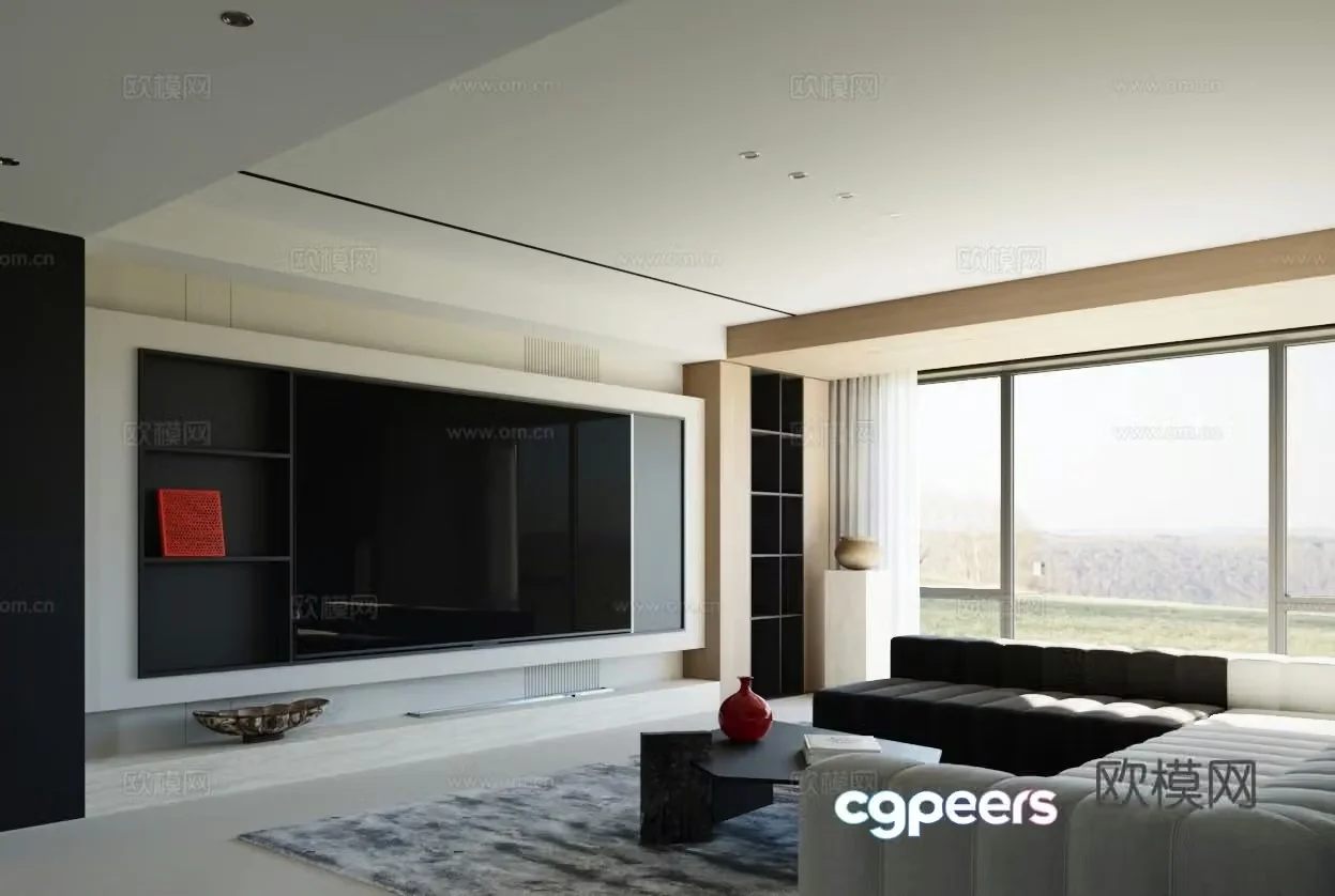 Italian living room 3d model
