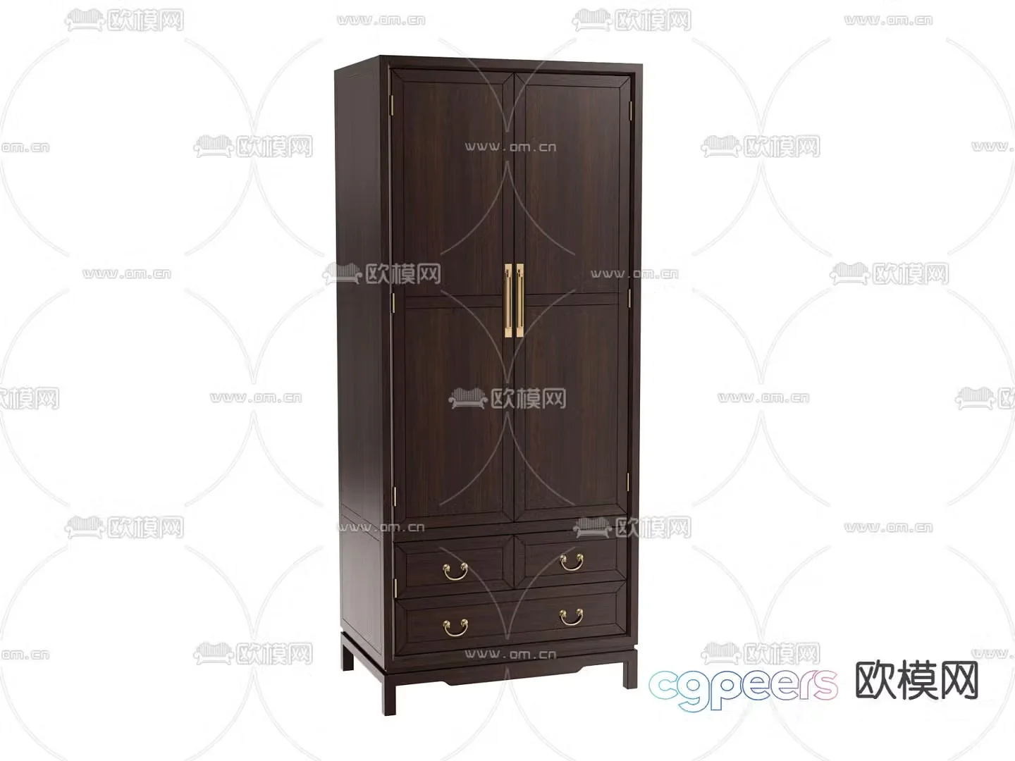 Chinese wardrobe 3d model