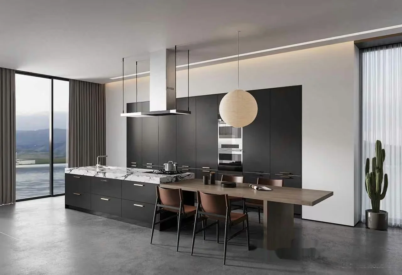 Modern Kitchen 3D Model – 7217 – CORONA Render