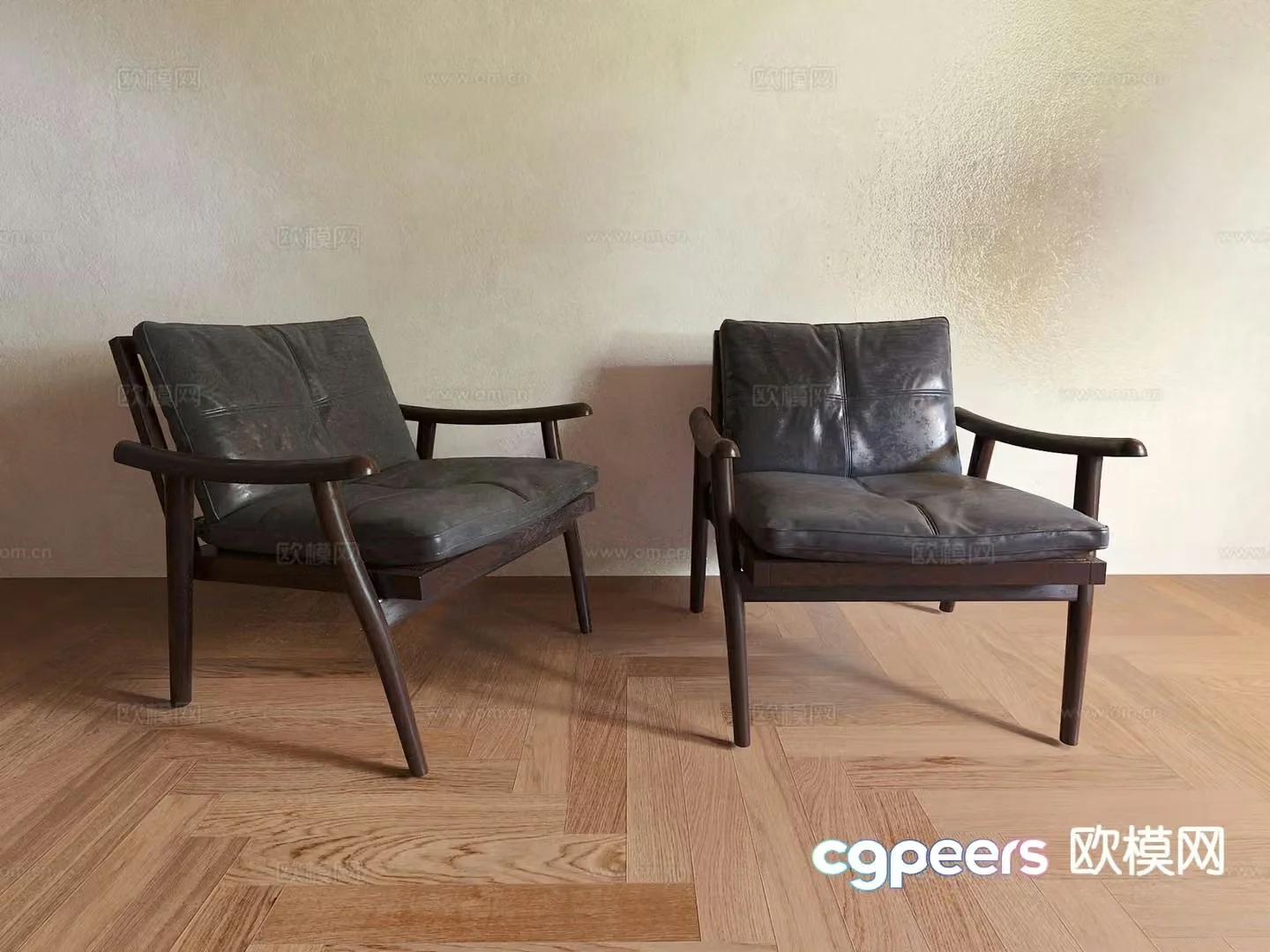 Modern lounge chair 3d model