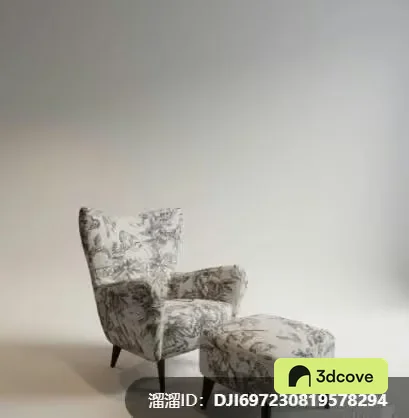 Floral Patterned Chair