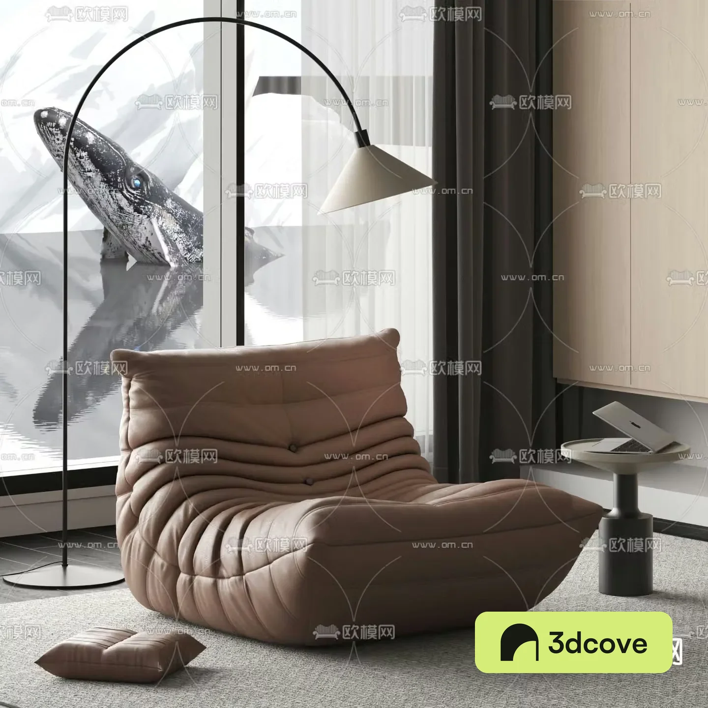 ENGE modern single sofa