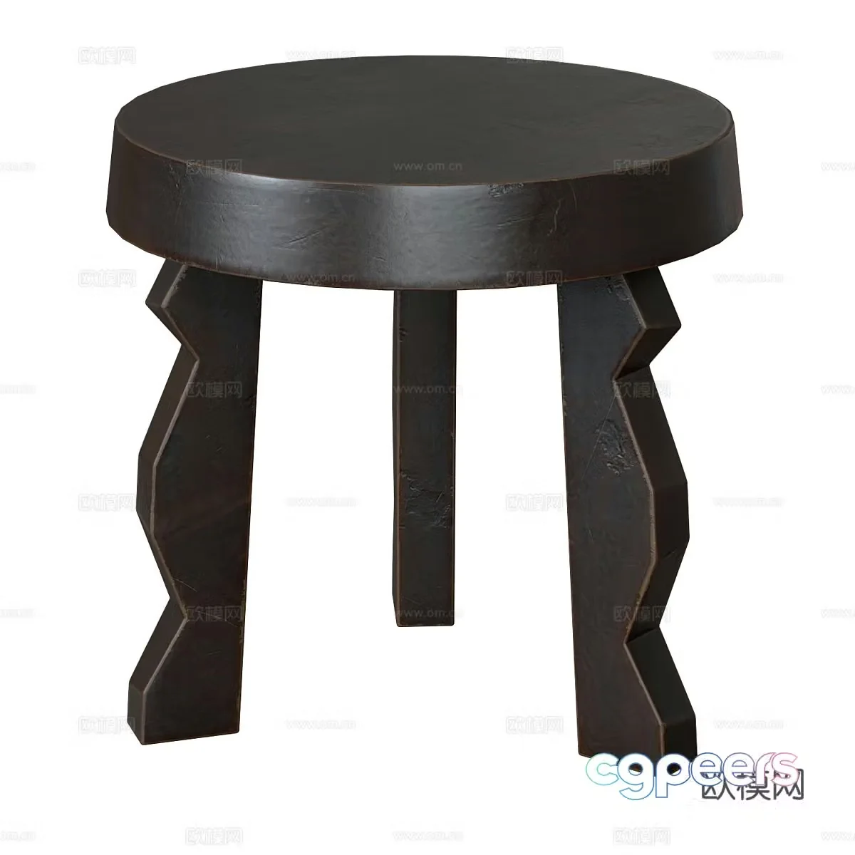 New Chinese style Faye stool 3D model
