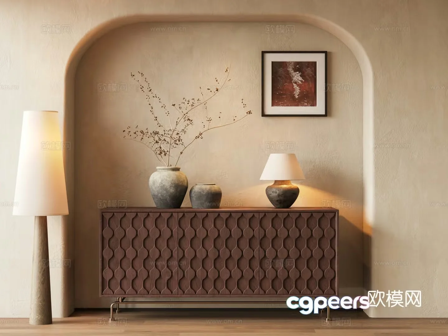 3D model of Central Xuanguan Cabinet 3D