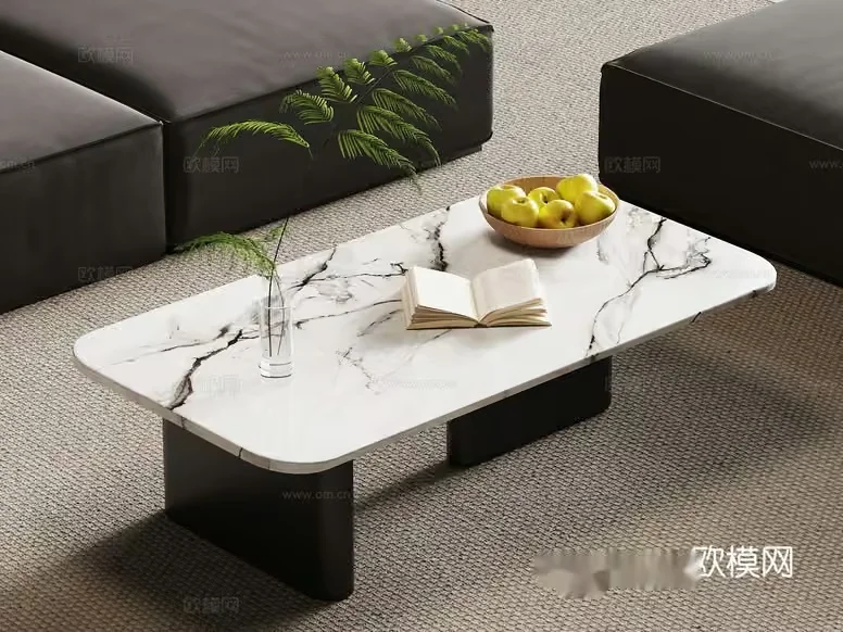 Modern Living Room 3D Model – 7076 – VRAY Render