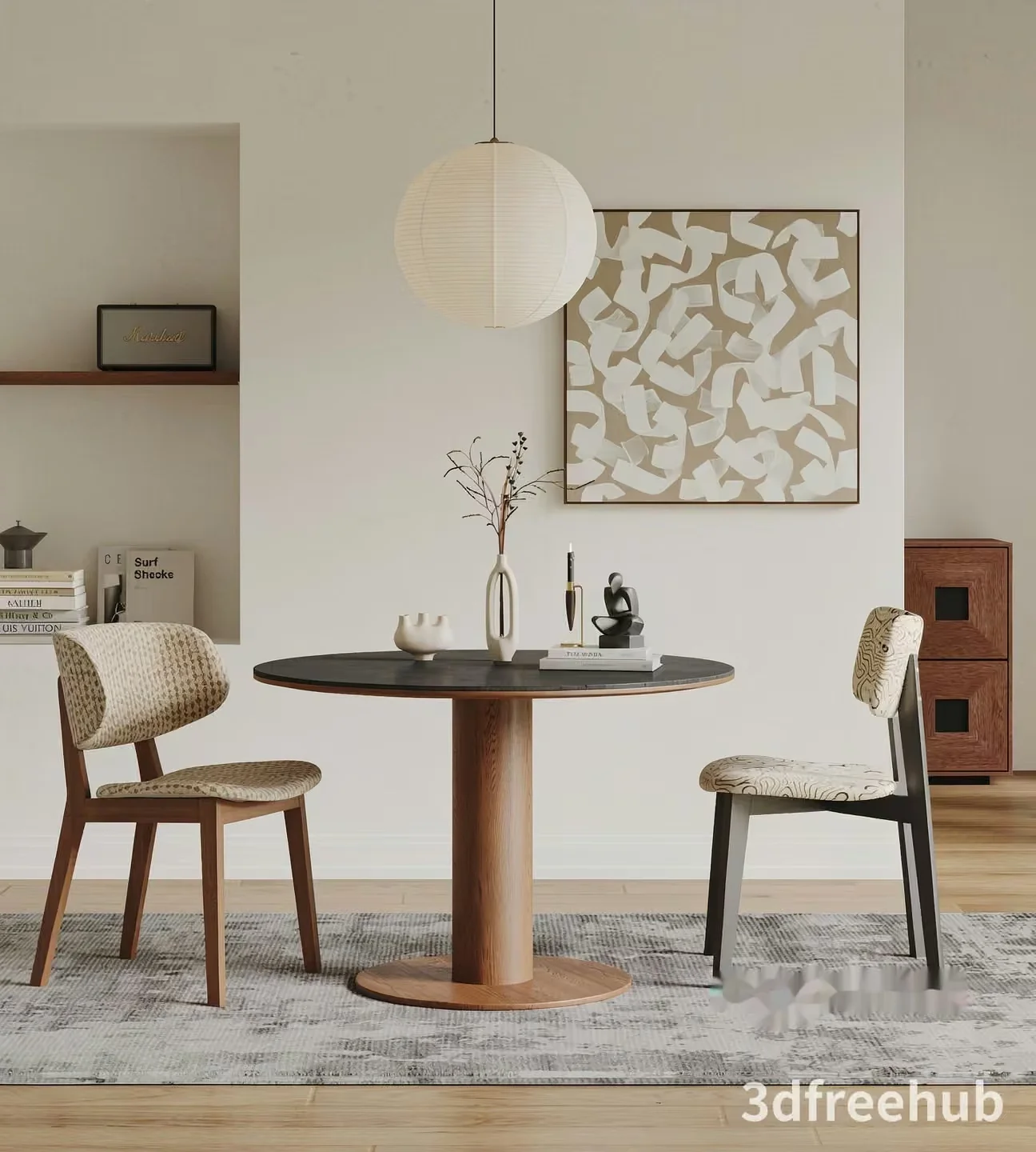 Modern Dining Room 3D Model – 14937 – VRAY Render