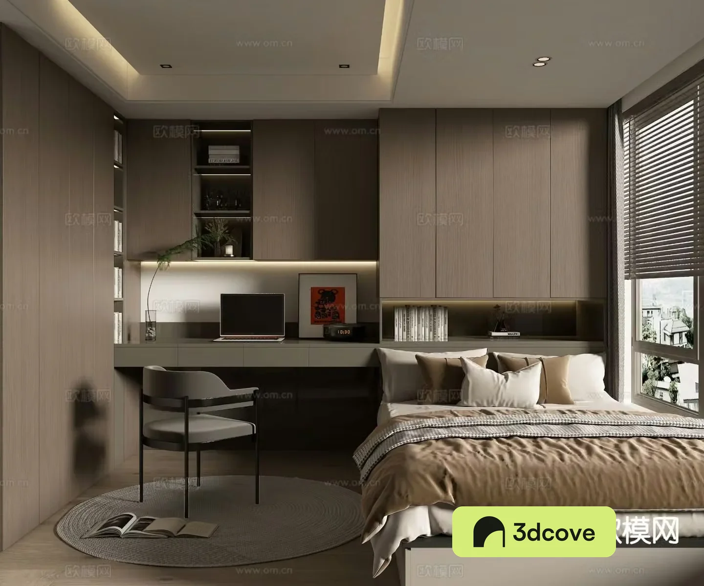 Modern tatami bedroom