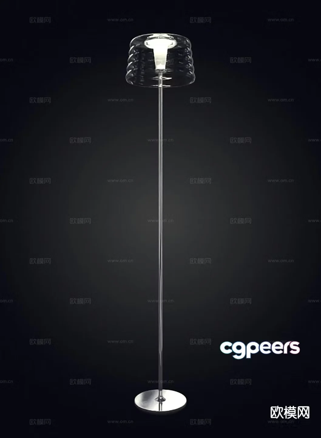 Modern floor lamp 3d model