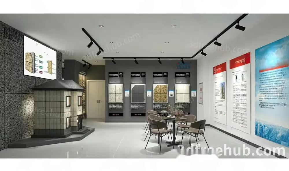 Modern Office Meeting Room 3D Model – 22436 – VRAY Render