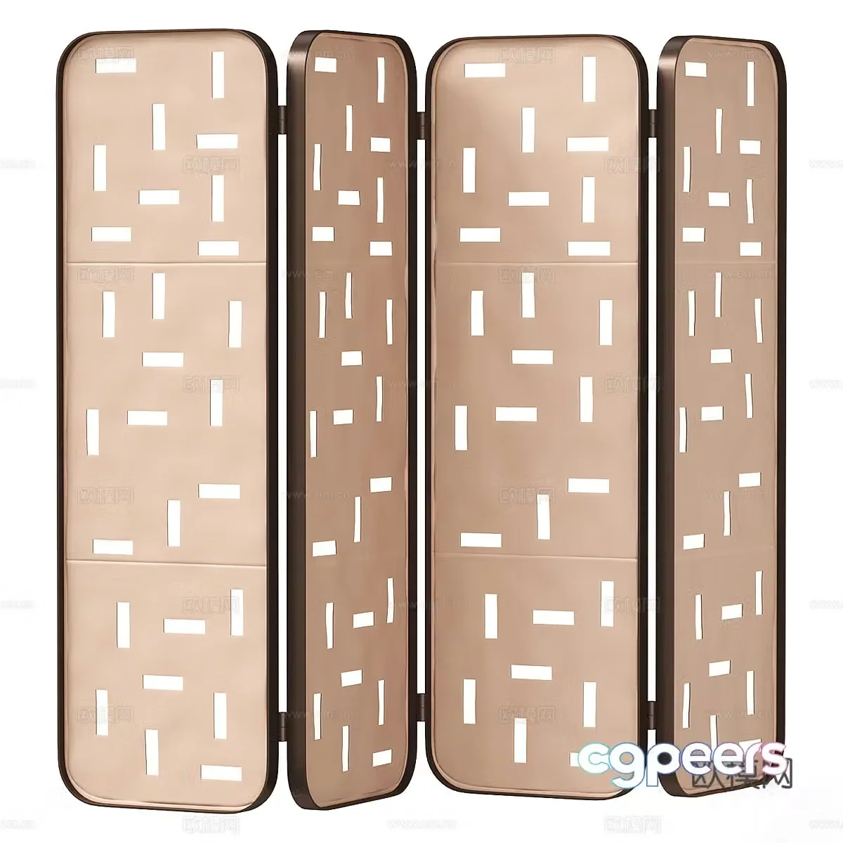 Folding screen art screen 3d model
