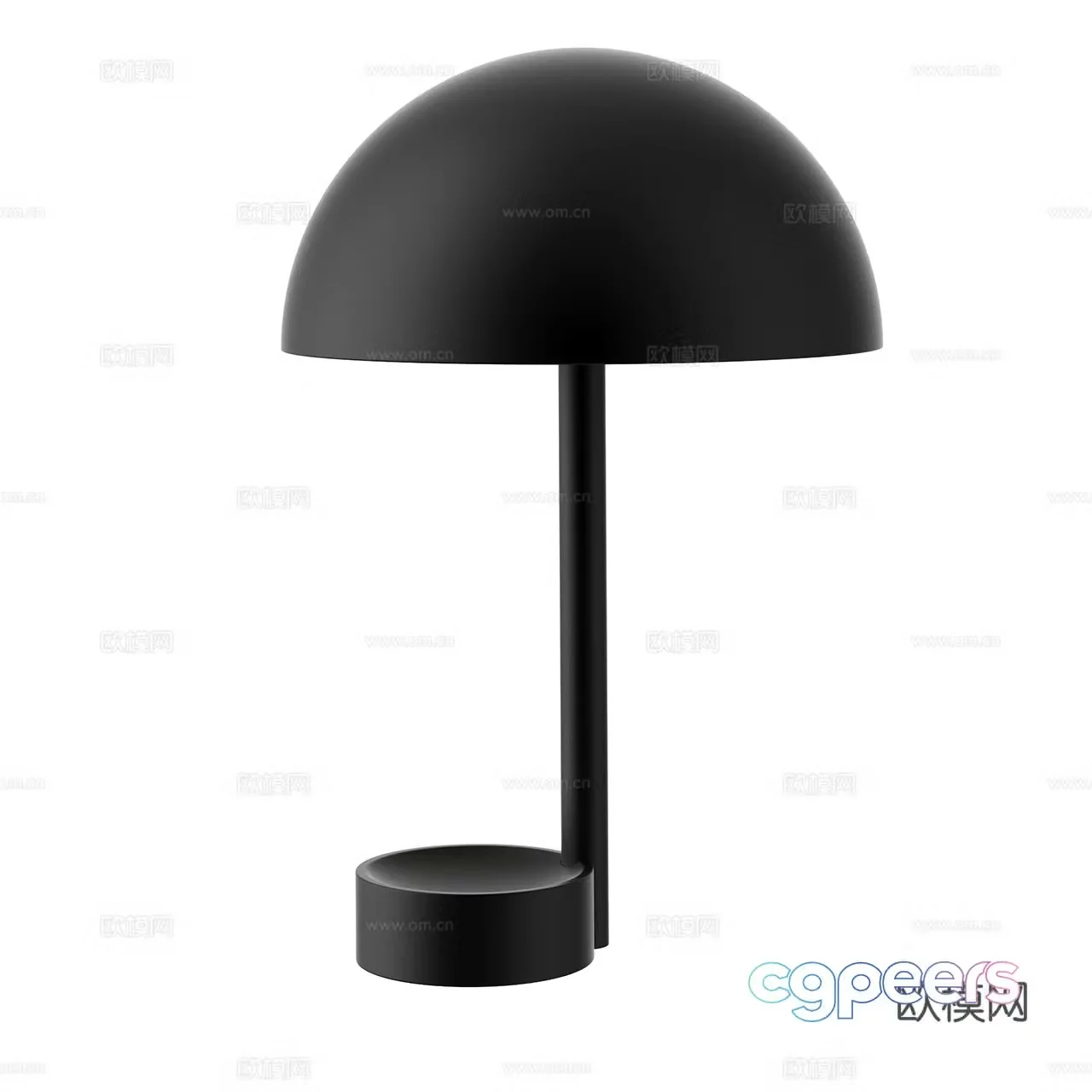 Wentz modern desk lamp minimalist desk lamp retro desk lamp mushroom desk lamp 3d model